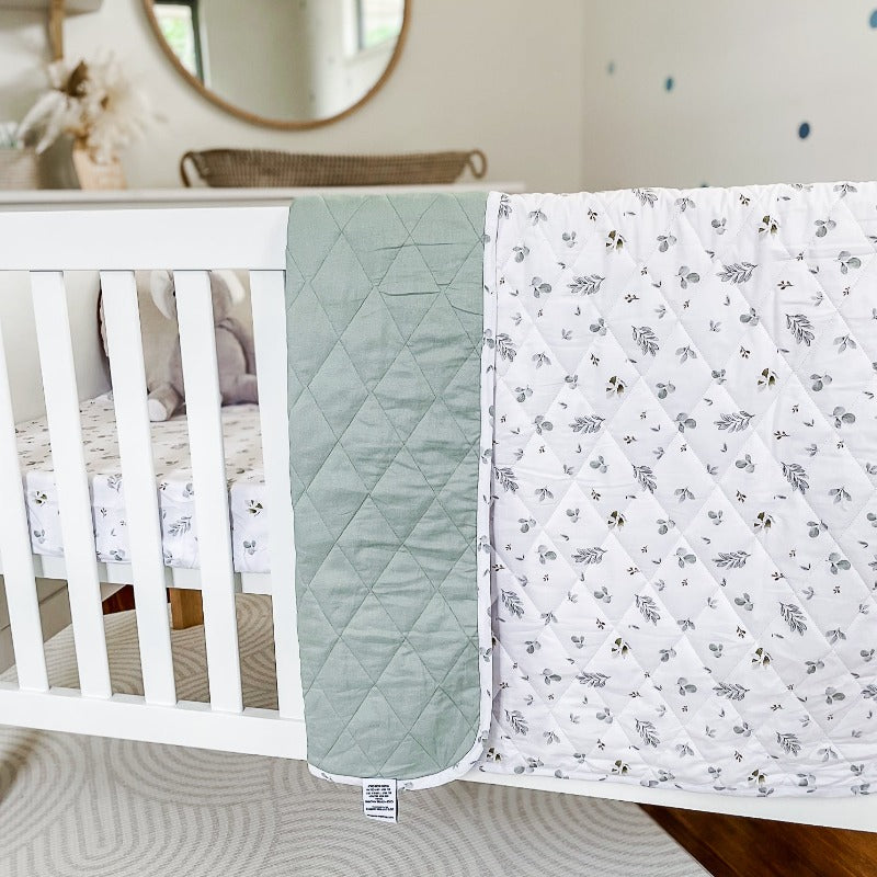 Eucalypt Fall Crib Coverlet