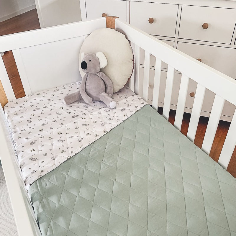 Eucalypt Fall Crib Coverlet