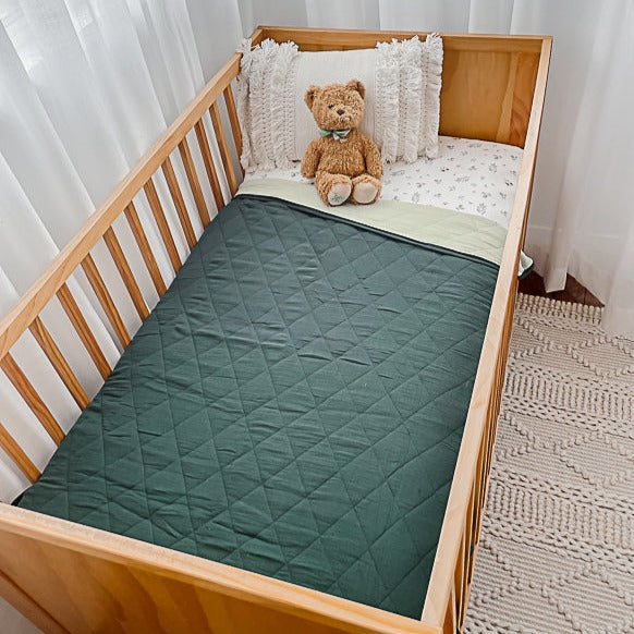 Forest Sage Crib Coverlet