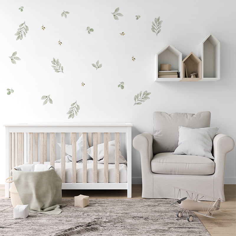 Eucalypt Fall Wall Art Decals / Removable Wall Stickers