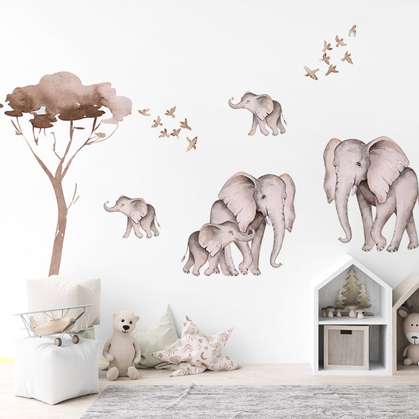 Safari Wall Art Decals / Removable Wall Stickers