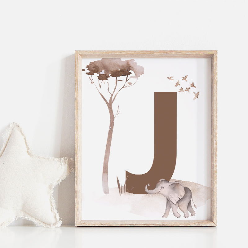 Safari Custom Name Personalized Printable Wall Art