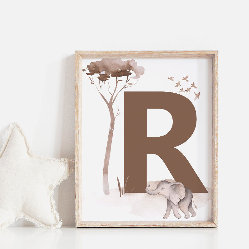 Safari Custom Name Personalized Printable Wall Art