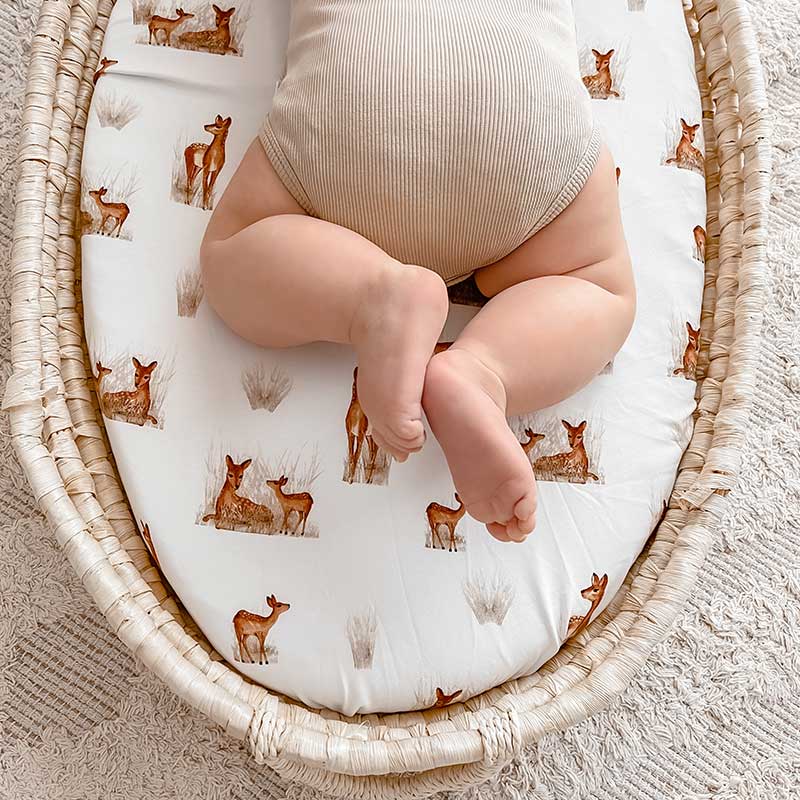 Fawn Bassinet Sheet / Change Pad Cover