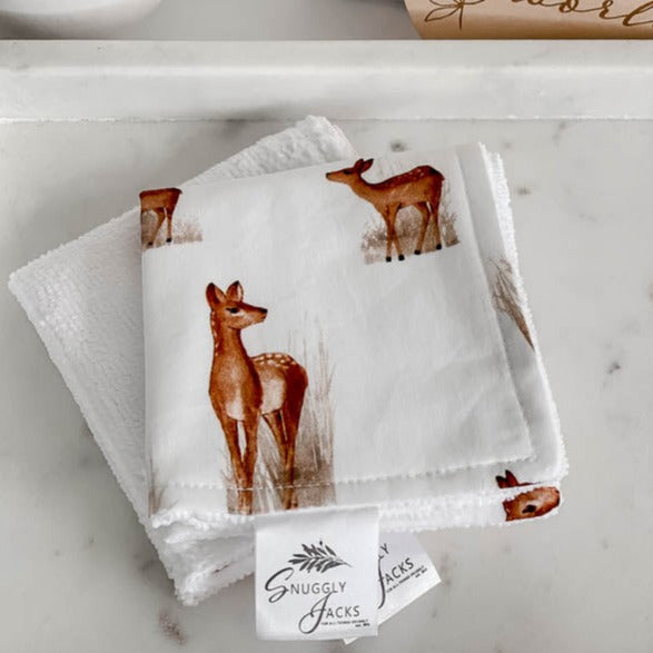 Fawn Baby Bath Wash Cloth