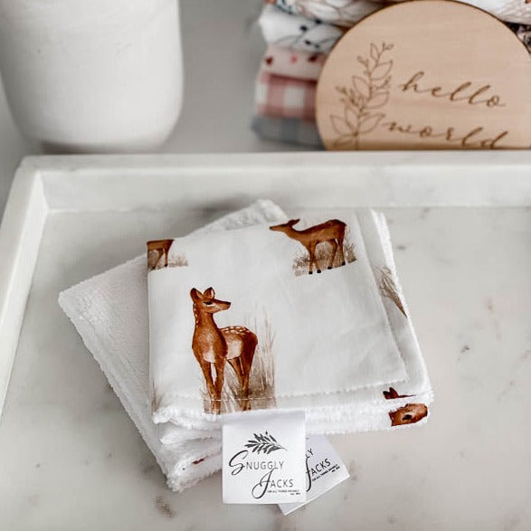 Fawn Baby Bath Wash Cloth