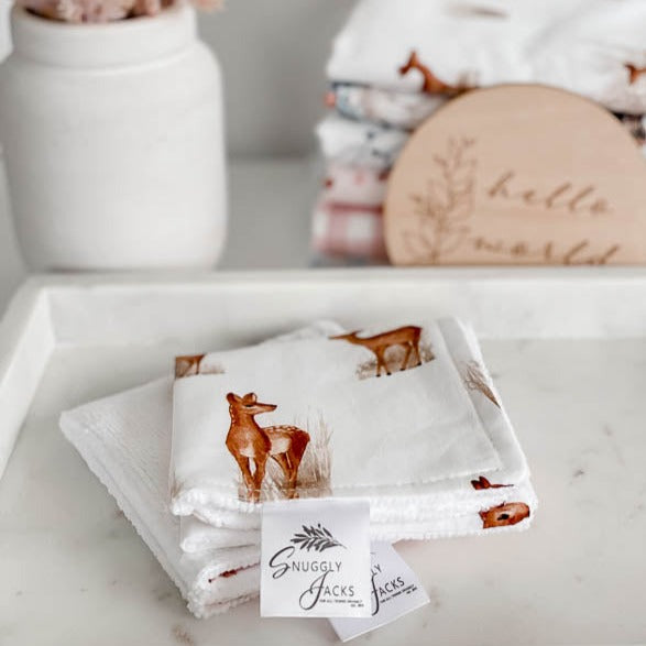 Fawn Baby Bath Wash Cloth