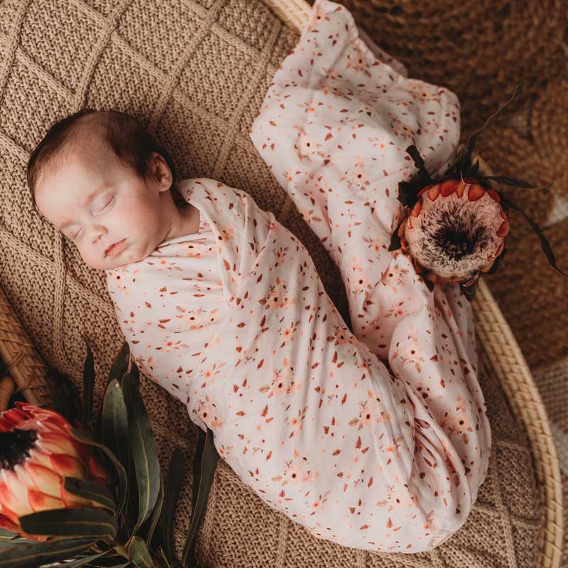 Florence Organic Muslin Swaddle Wrap