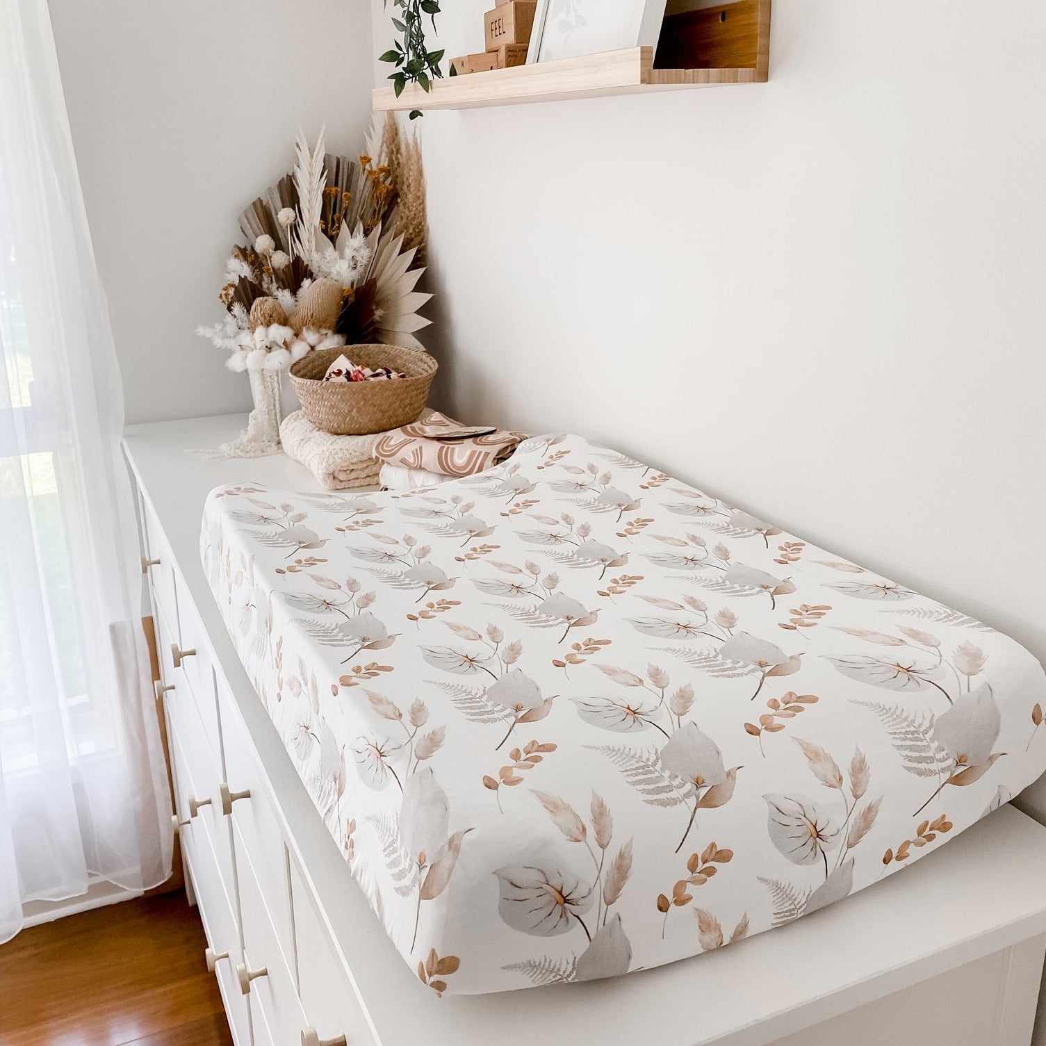 Drap De Berceau En Porcelaine/Housse De Matelas À Langer