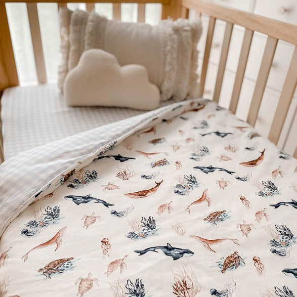 Couette pour lit de bébé océan