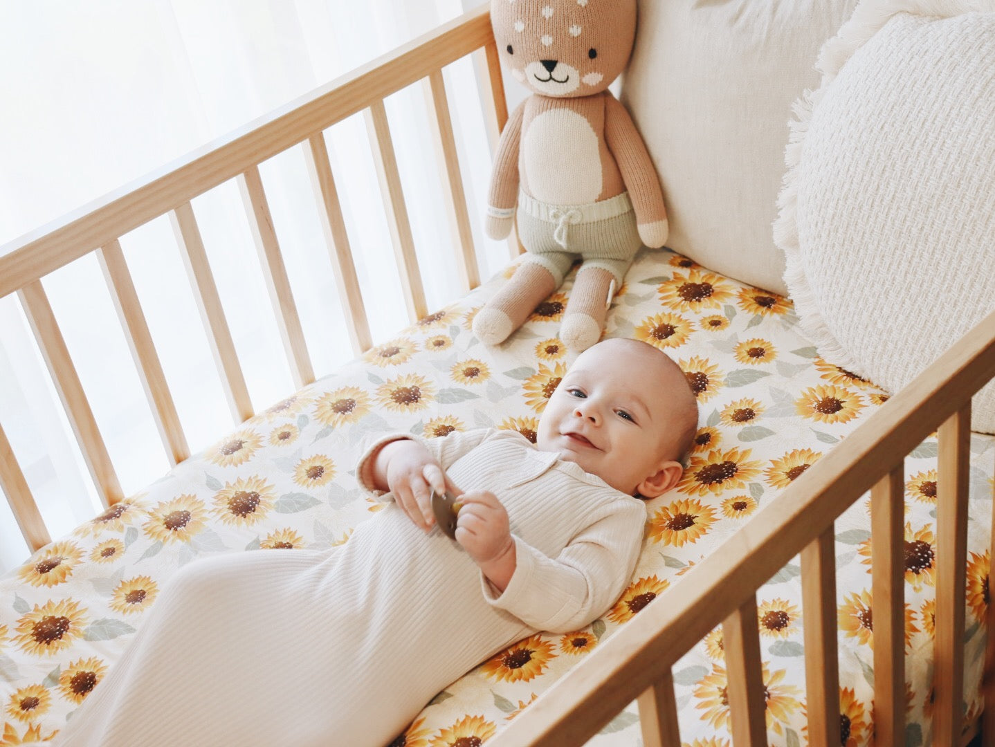 Sunflowers Crib Quilt