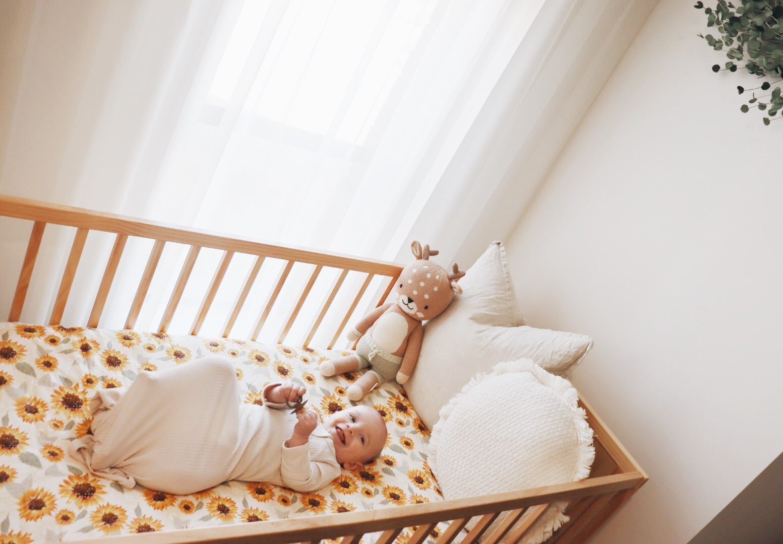 Sunflowers Crib Quilt