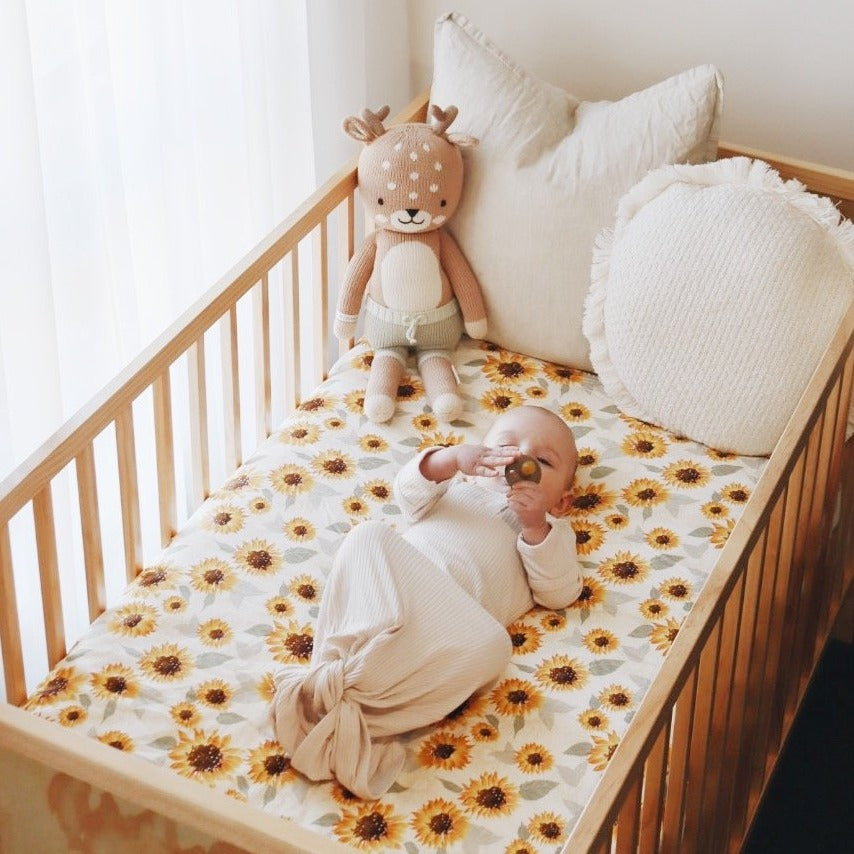 Sunflowers Crib Quilt