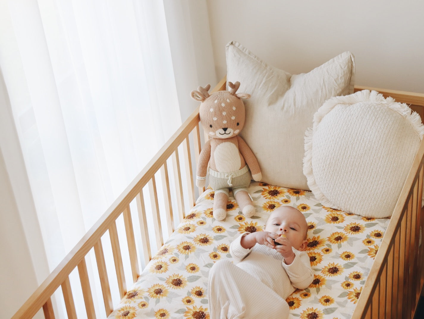 Sunflowers Crib Quilt