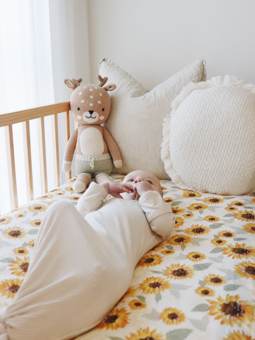 Sunflowers Crib Quilt