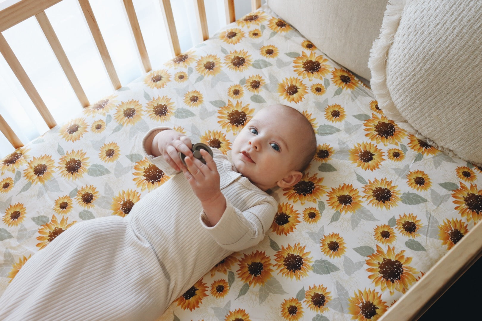 Sunflowers Crib Quilt