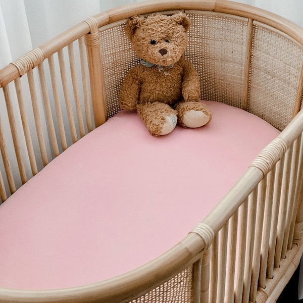 Pink Bassinet Sheet / Change Pad Cover