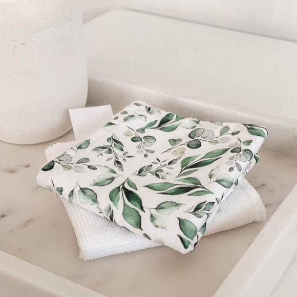 Golden Leaves Baby Bath Wash Cloth